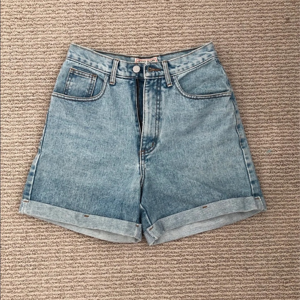Guess Shorts | Light Blue High-Waisted